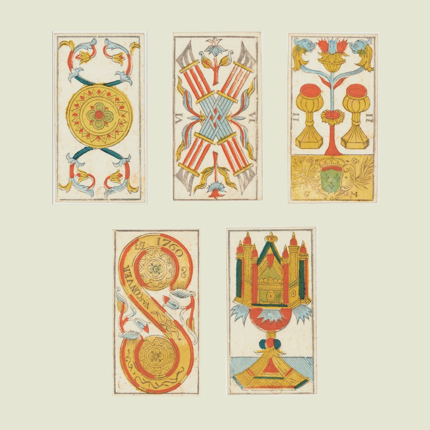 Is Lime Green in the Nicolas Conver Tarot?