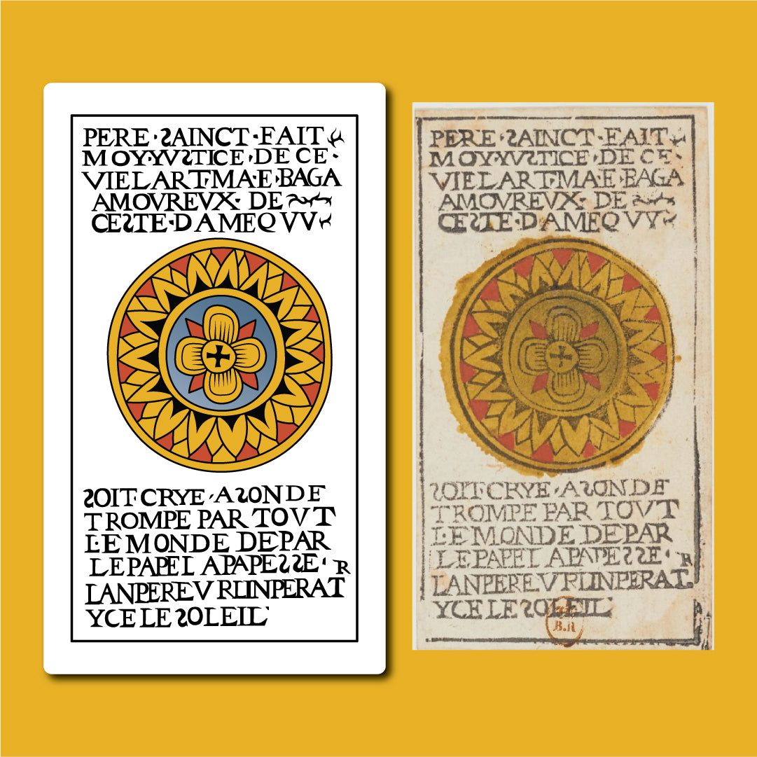 The Poem in the Jacques Vieville Tarot