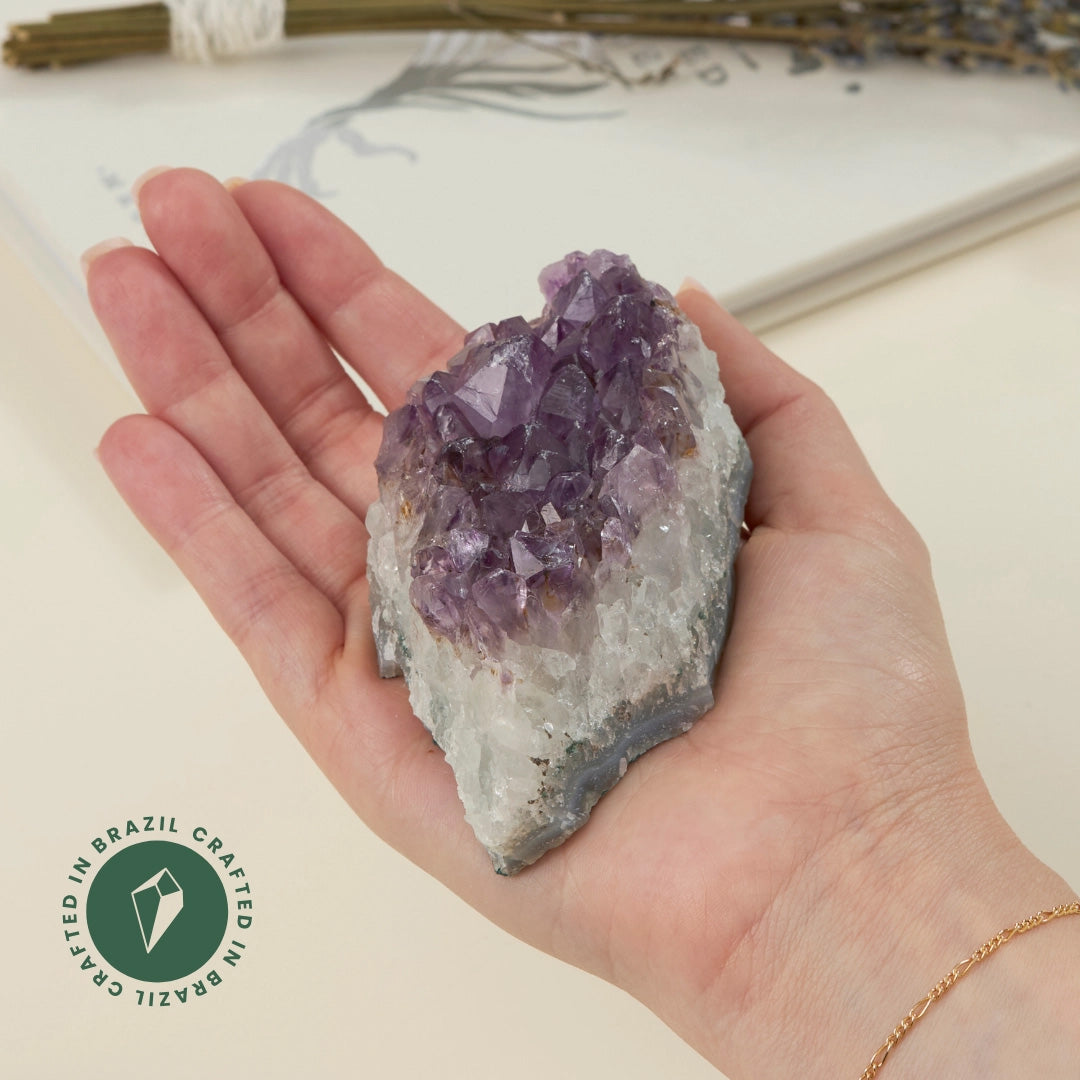 Amethyst Crystal Clusters (3" - 4")