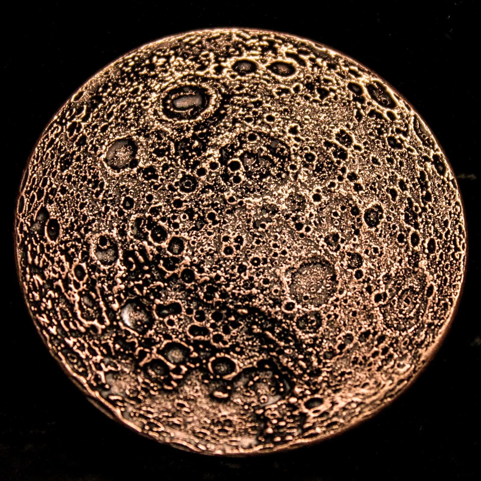 Blood Moon Copper Coin - 1 inch