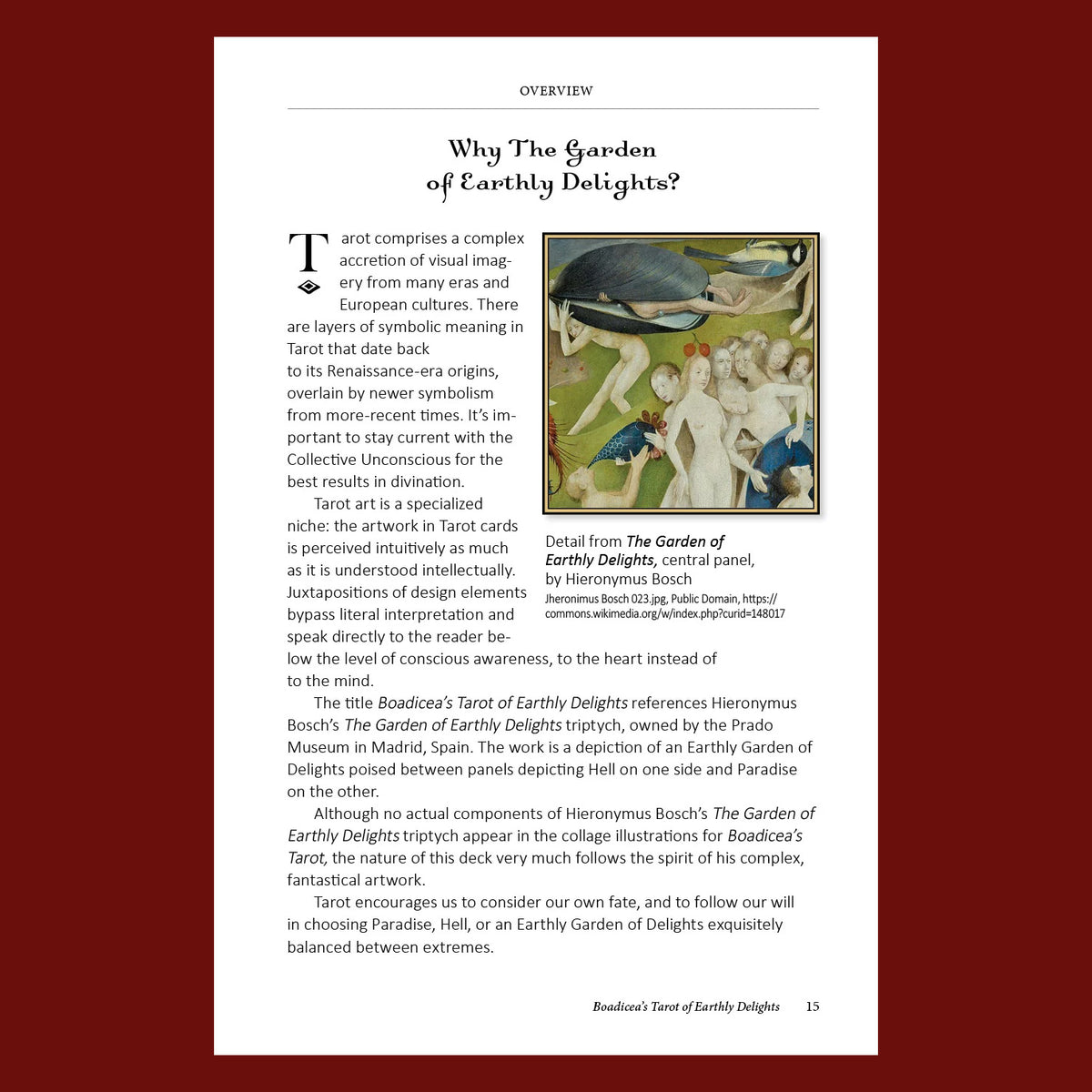 Boadicea's Tarot of Earthly Delights