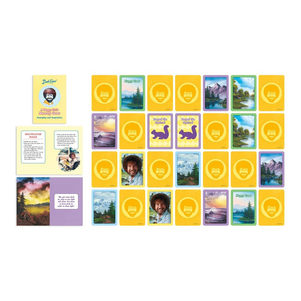 Bob Ross: A Happy Little Memory Game