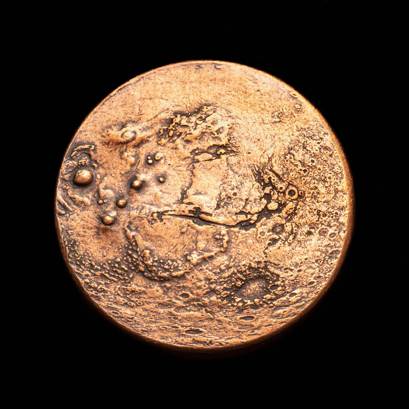 Copper Mars Coin - 1.25 Inches