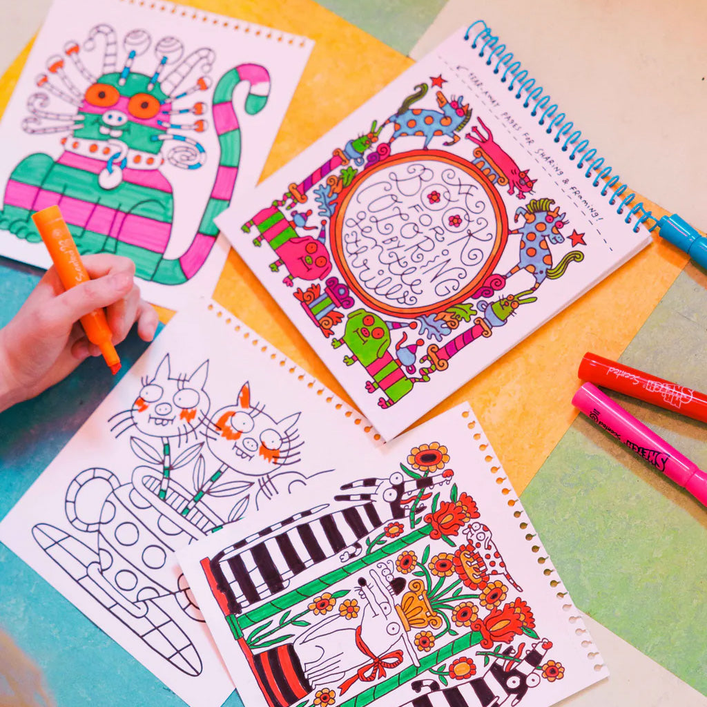 Gentle Thrills Coloring Book