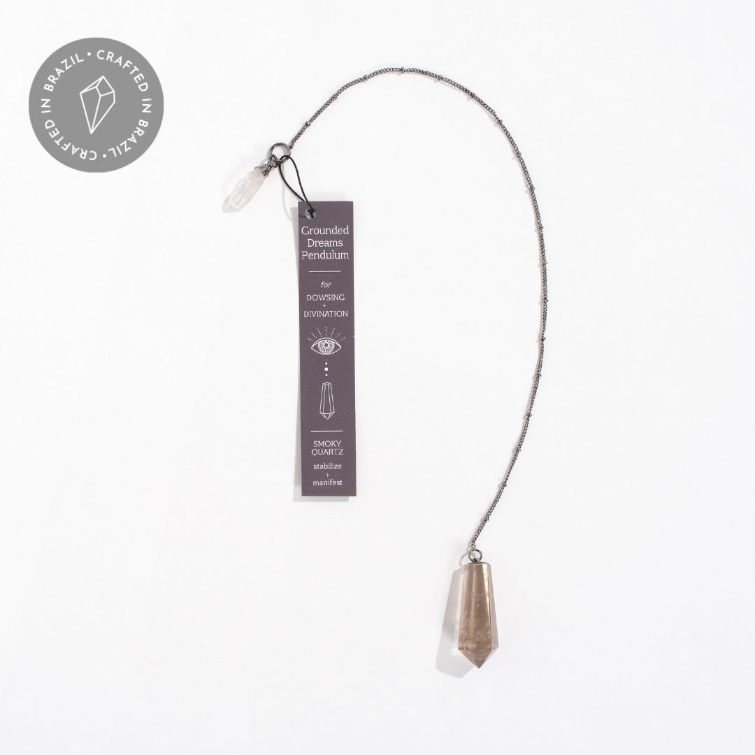 Grounded Dreams Pendulum - Smoky Quartz Crystal