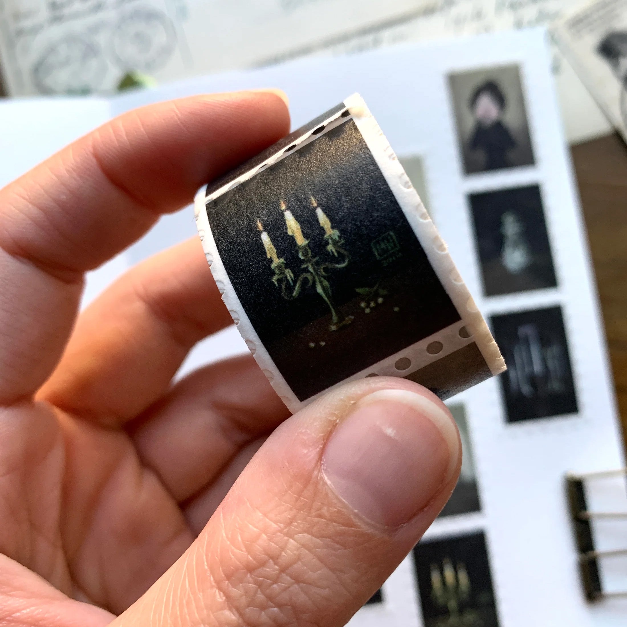 Haunted Victorian Manor Stamp Washi Tape
