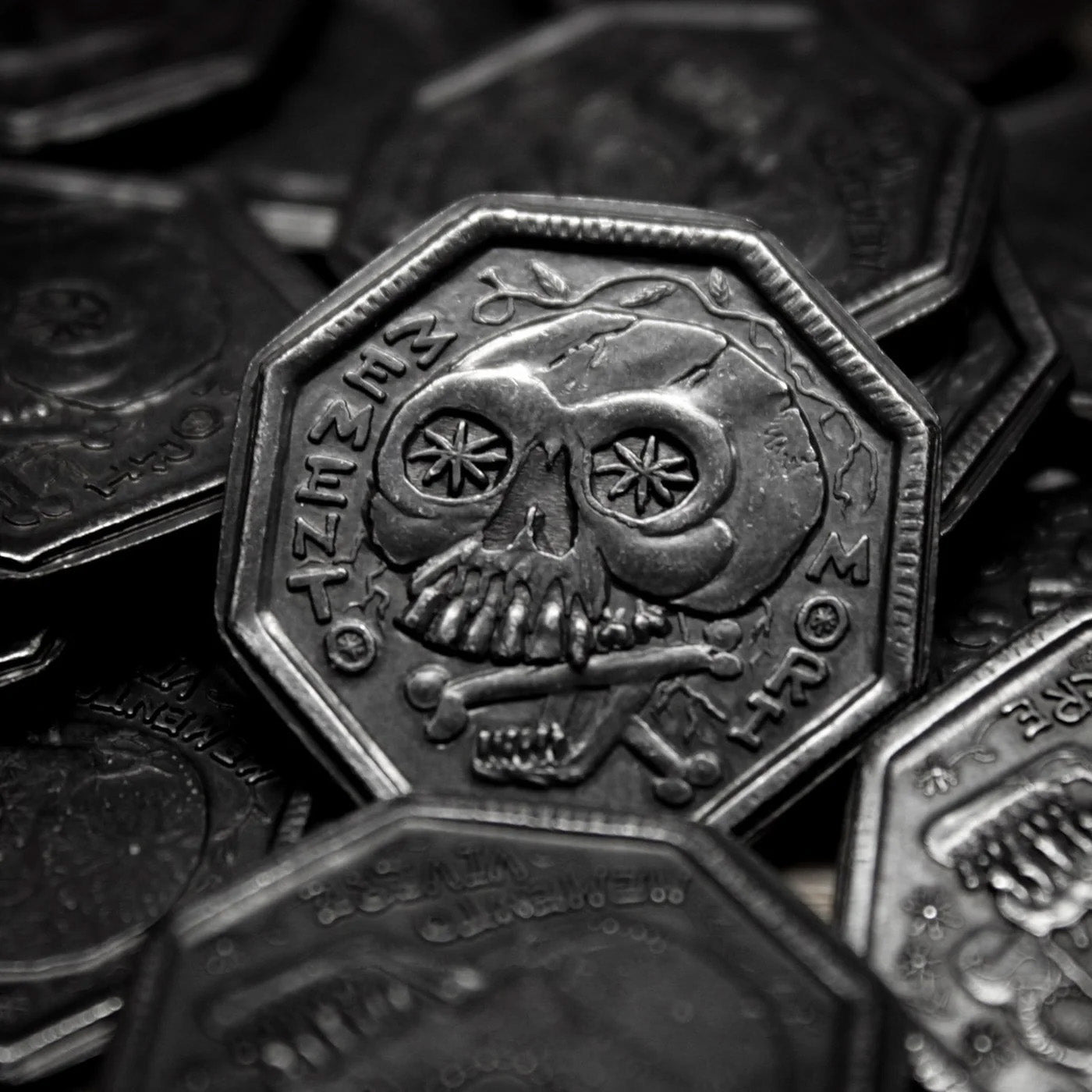 Iron Memento Mori / Memento Vivere Reminder Coin