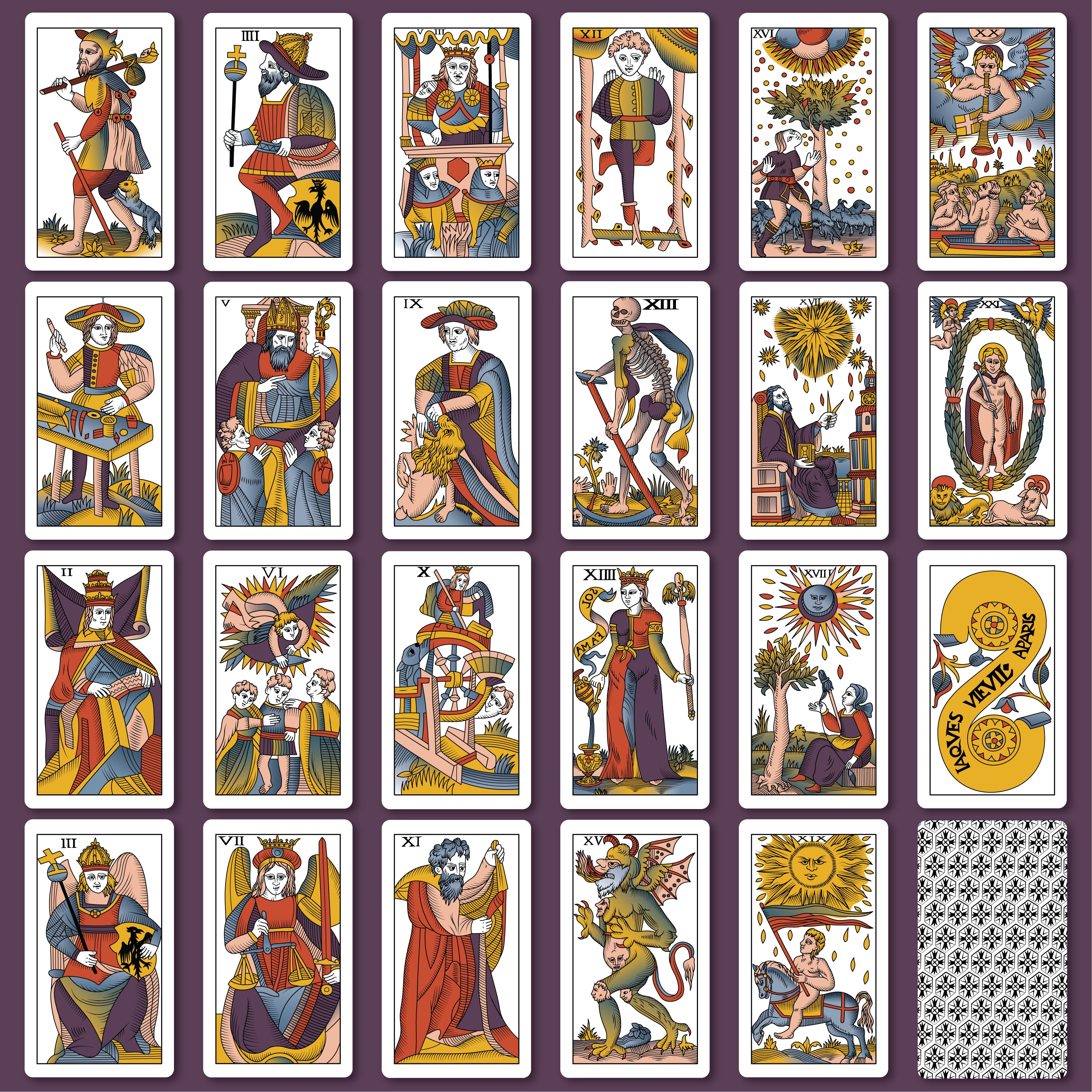 Jacques Vieville Tarot Deck