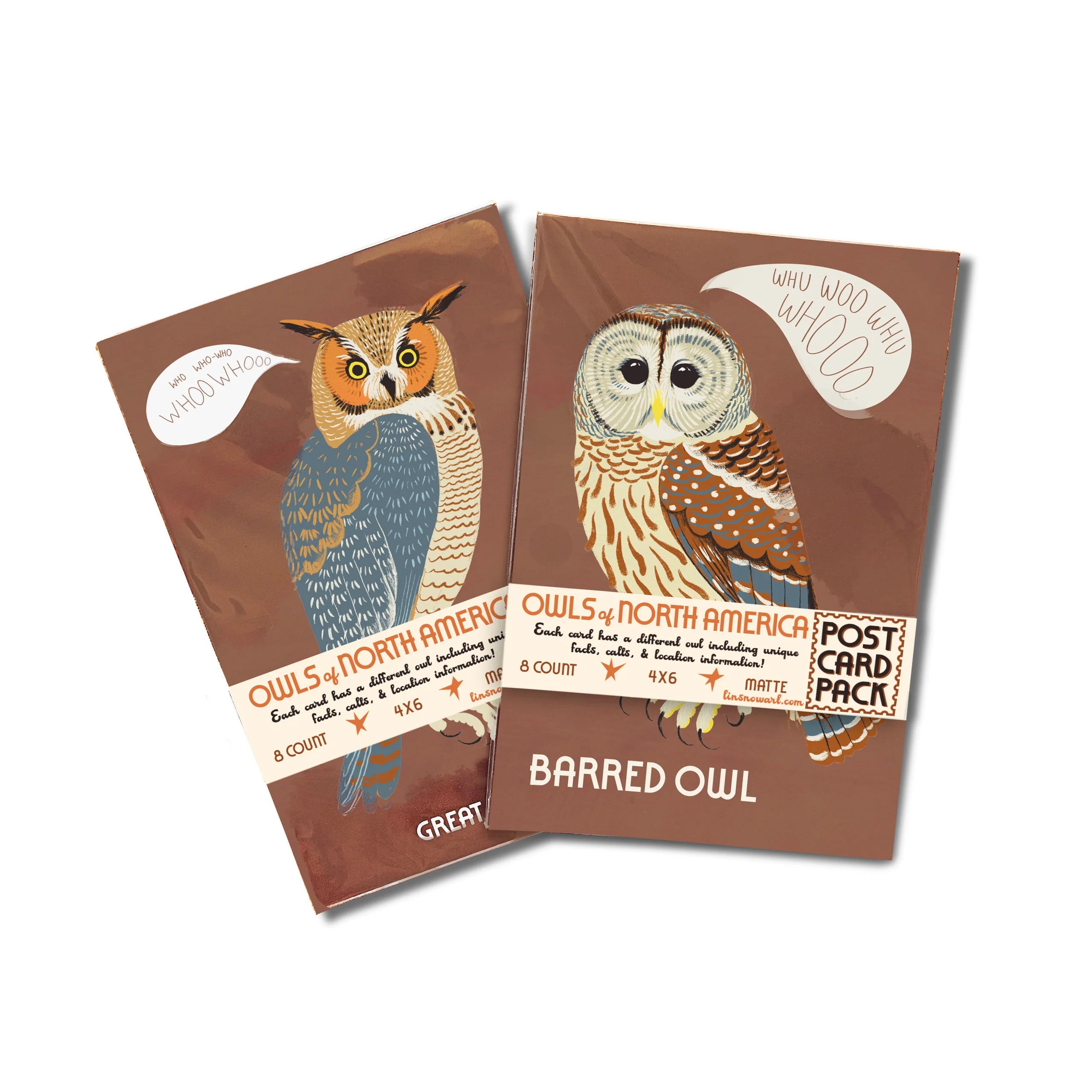 Owls of North America Postcard Pack