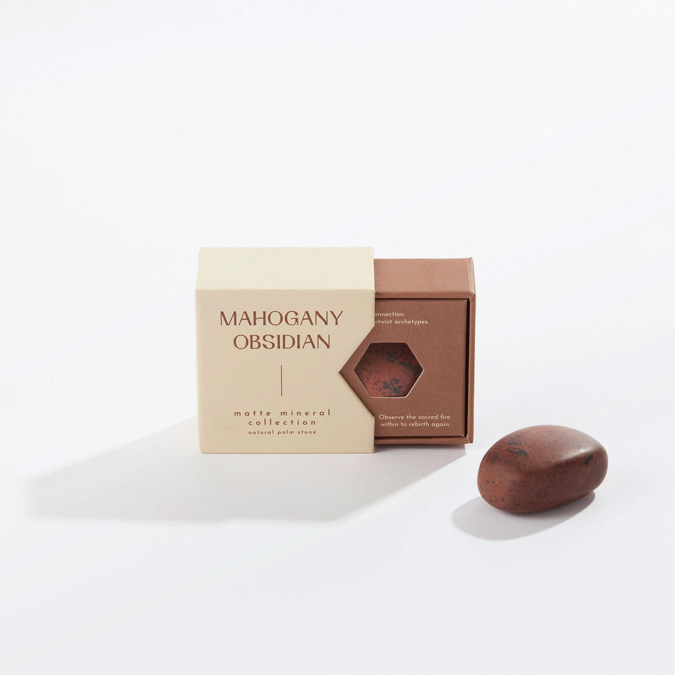 Palm Stone - Mahogany Obsidian