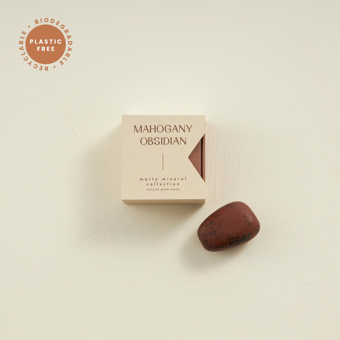 Palm Stone - Mahogany Obsidian