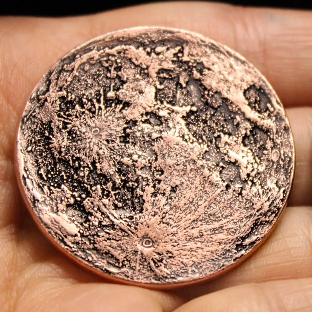 Super Blood Moon Copper Coin - 1.5 inches