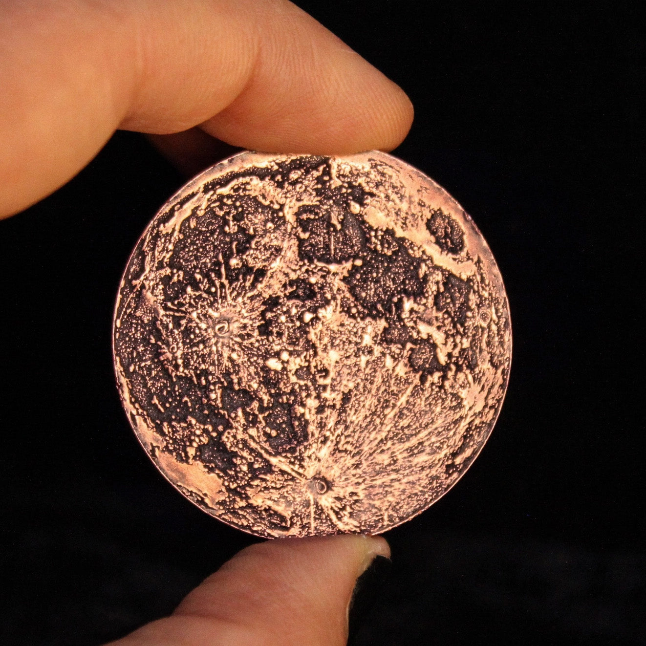 Super Blood Moon Copper Coin - 1.5 inches