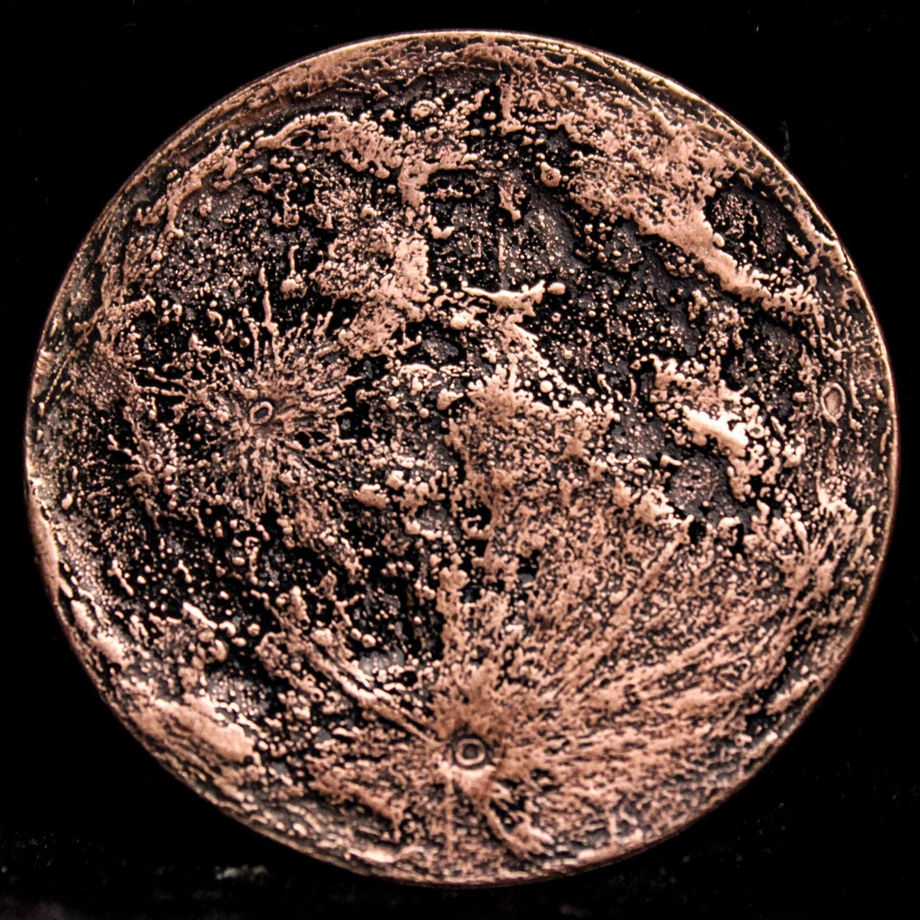 Super Blood Moon Copper Coin - 1.5 inches