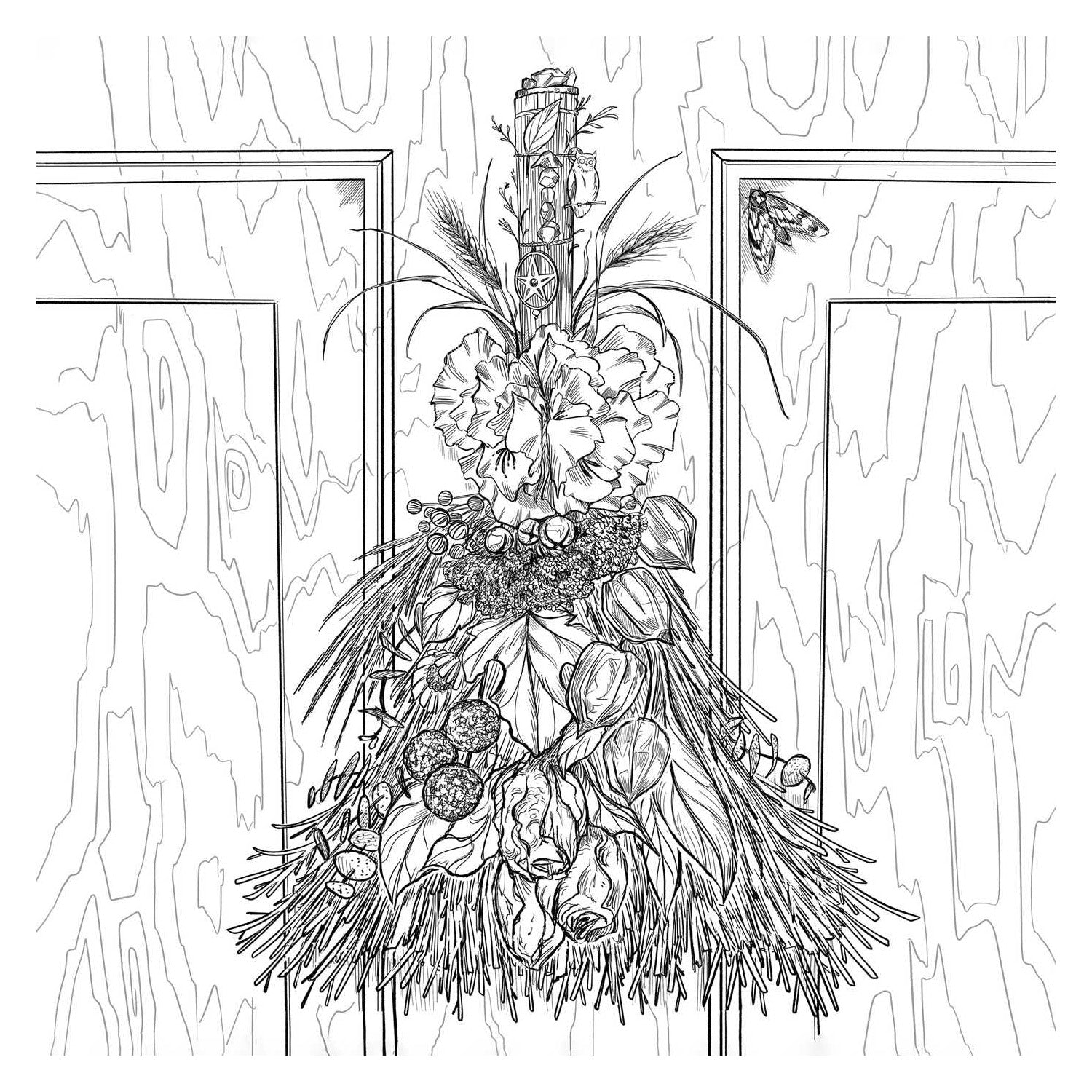 The Green Witch's Coloring Book