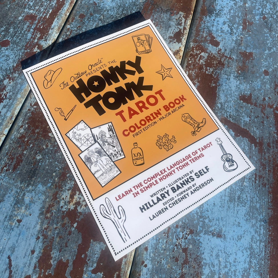 The Honky Tonk Tarot Coloring Book