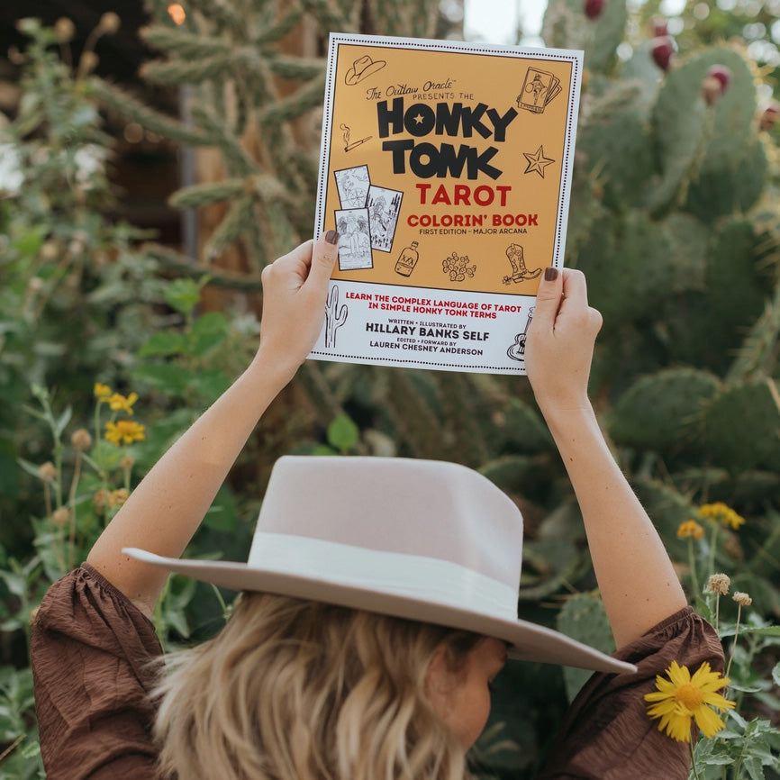 The Honky Tonk Tarot Coloring Book
