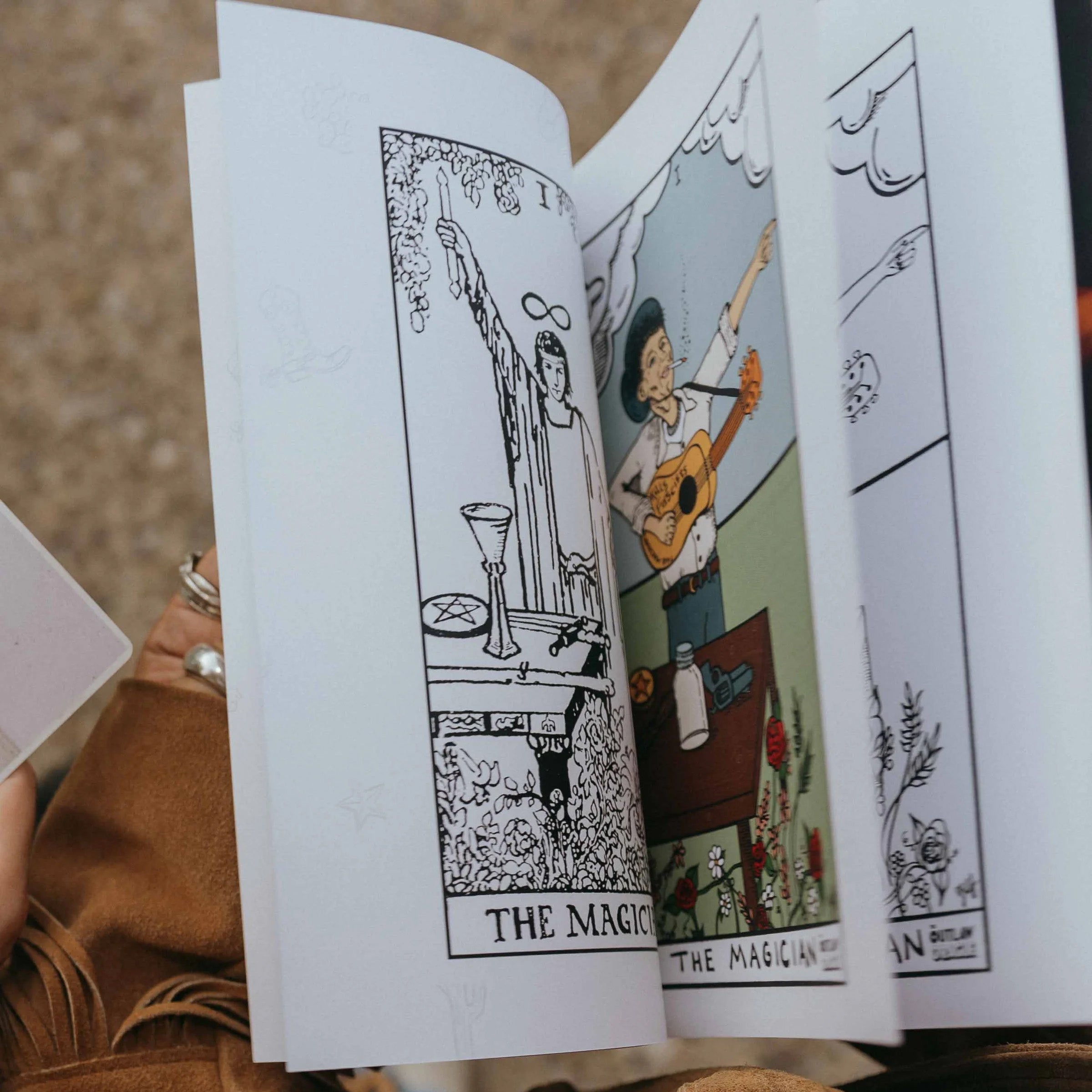 The Honky Tonk Tarot Coloring Book