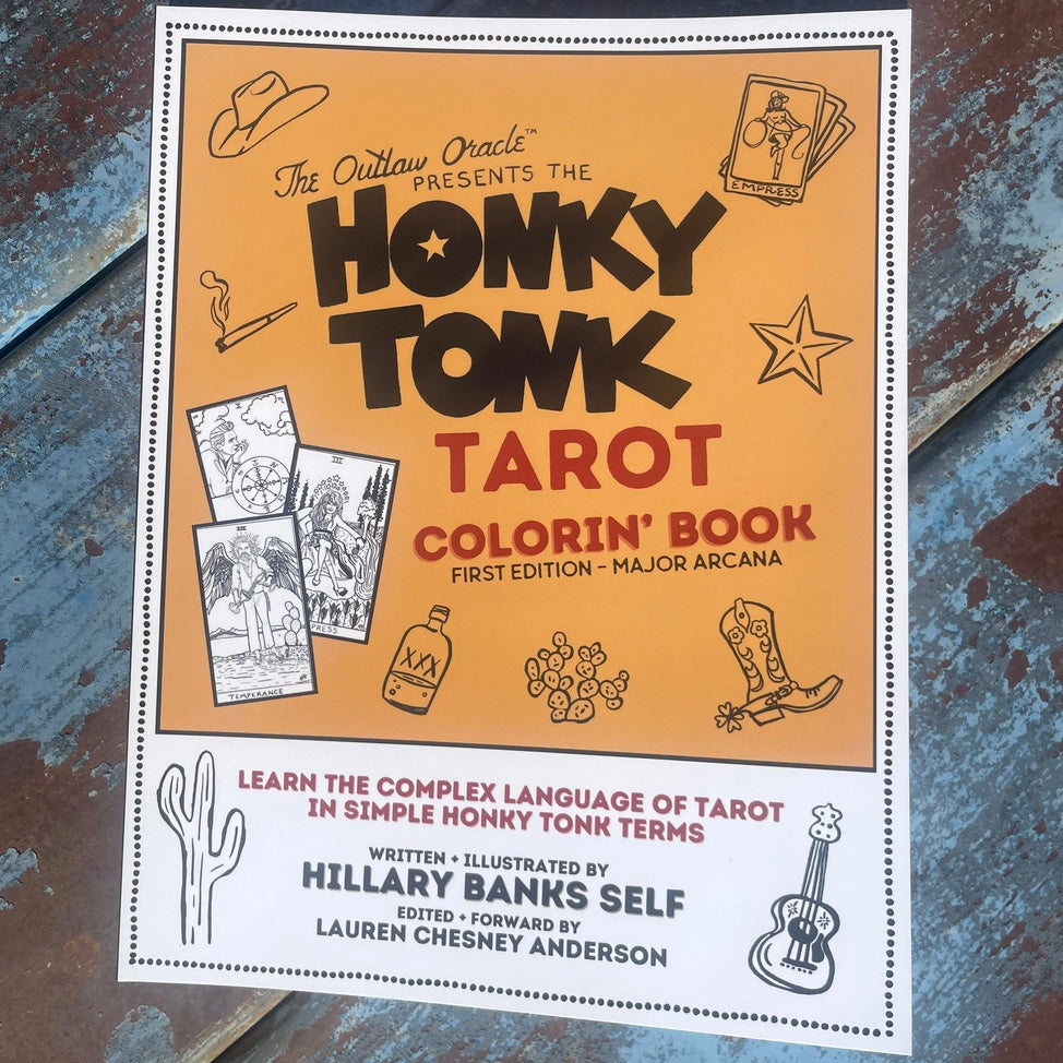 The Honky Tonk Tarot Coloring Book
