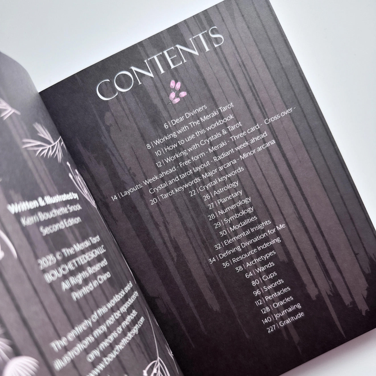 The Meraki Workbook for Tarot and Crystal Work