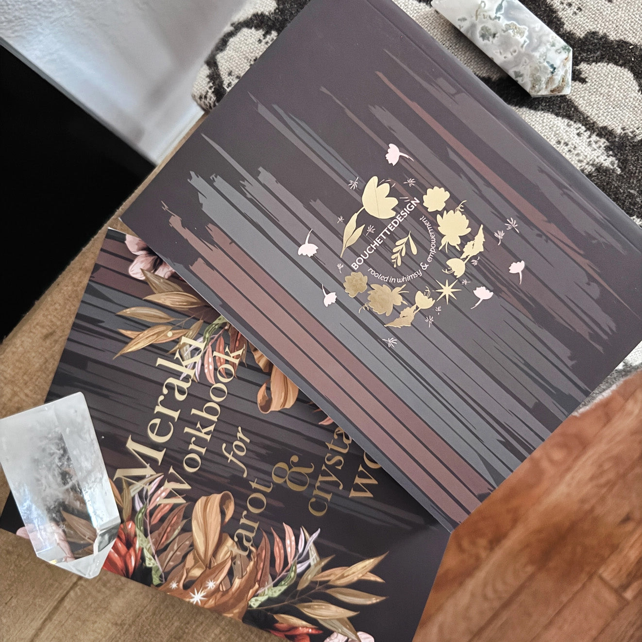 The Meraki Workbook for Tarot and Crystal Work