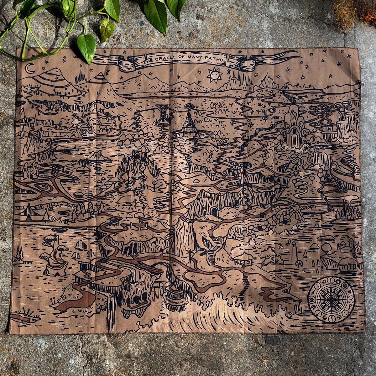 Treasure Map Altar Cloth
