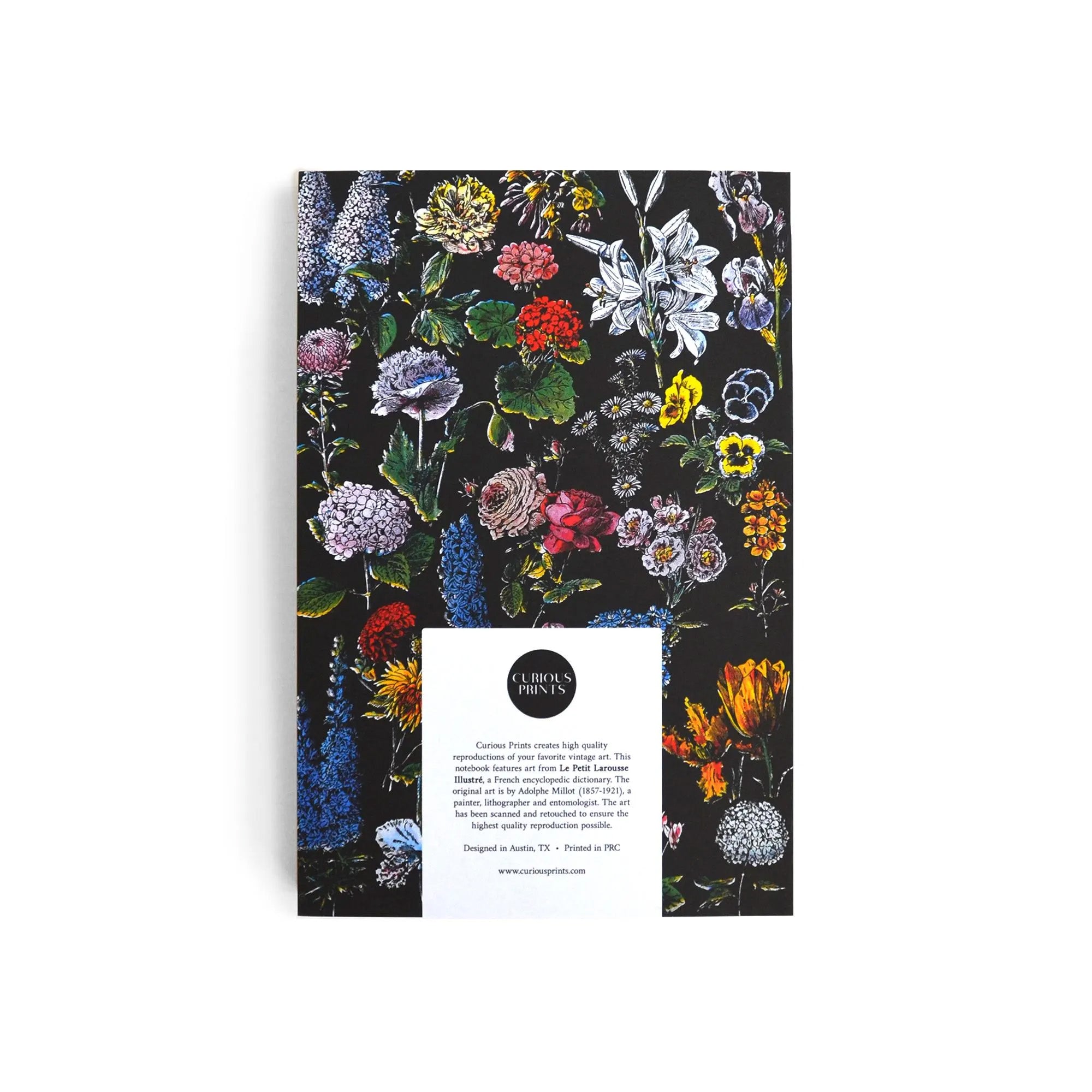 Vintage Botanical Flower Garden Journal