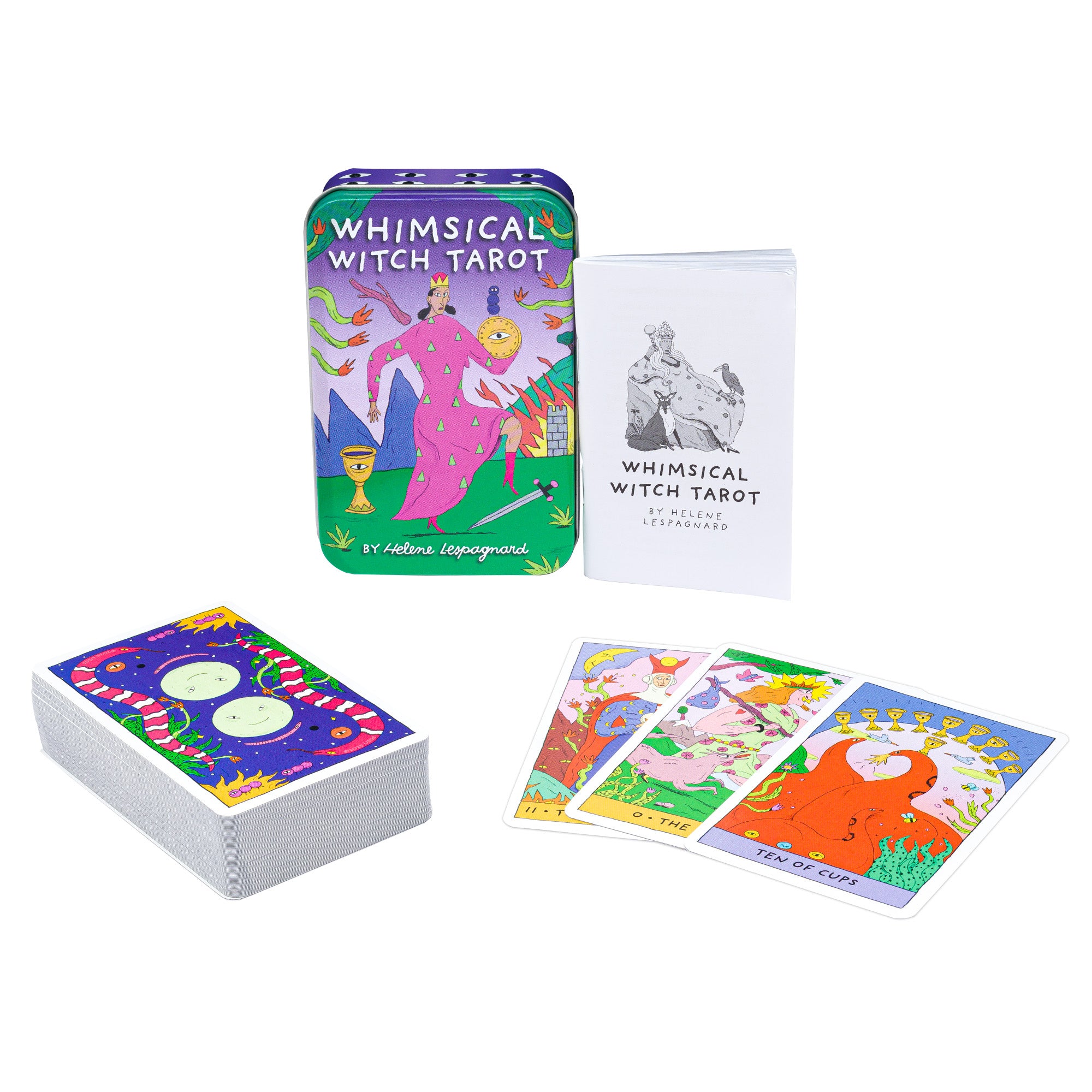 Whimsical Witch Tarot in a Tin