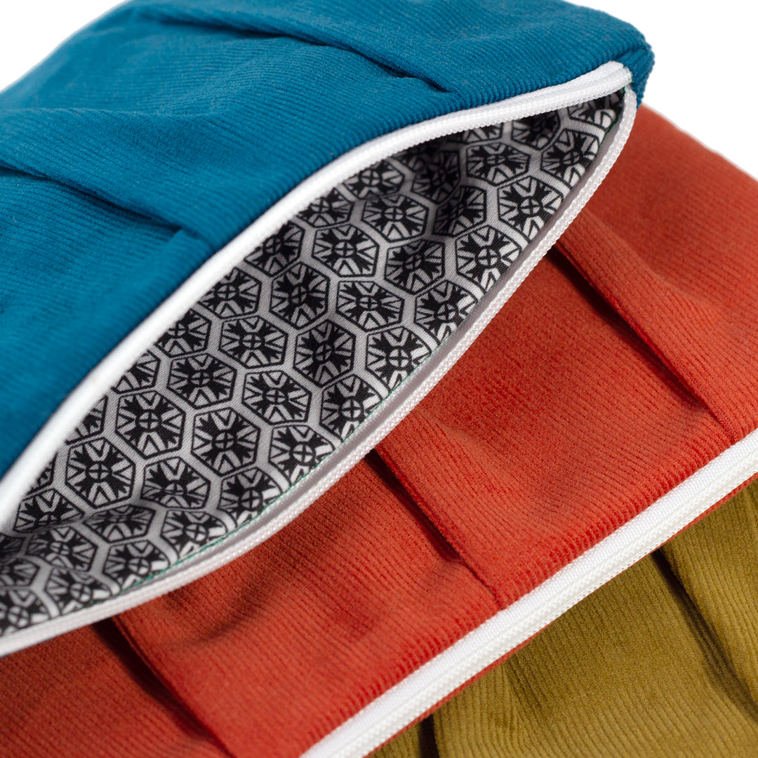 Wrinkled Corduroy Pouch