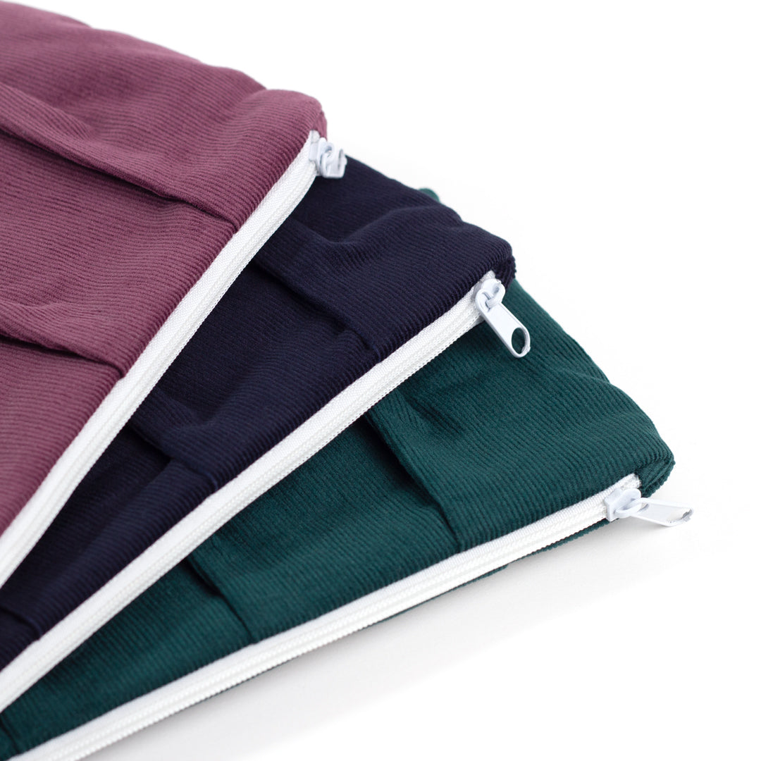 Wrinkled Corduroy Pouch