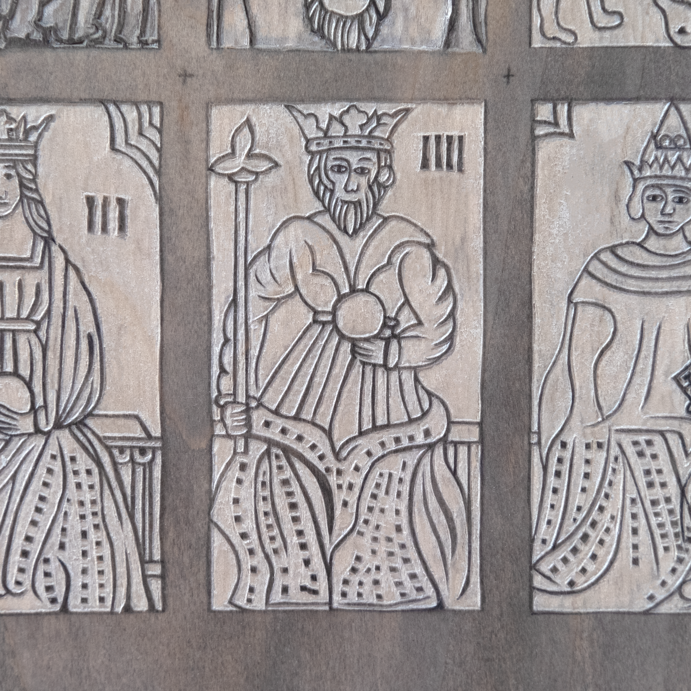 A Handmade Tarot Deck From a Woodblock