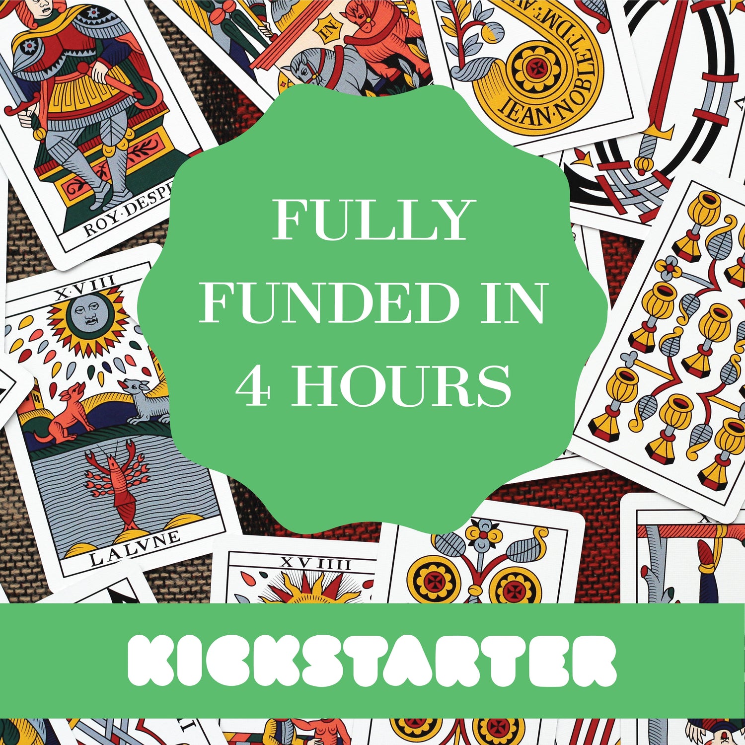 Jean Noblet Tarot Fully Funded on Kickstarter
