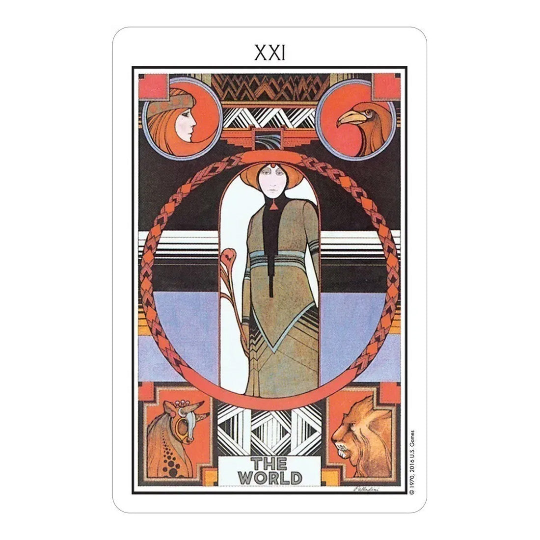 Aquarian Tarot in A Tin