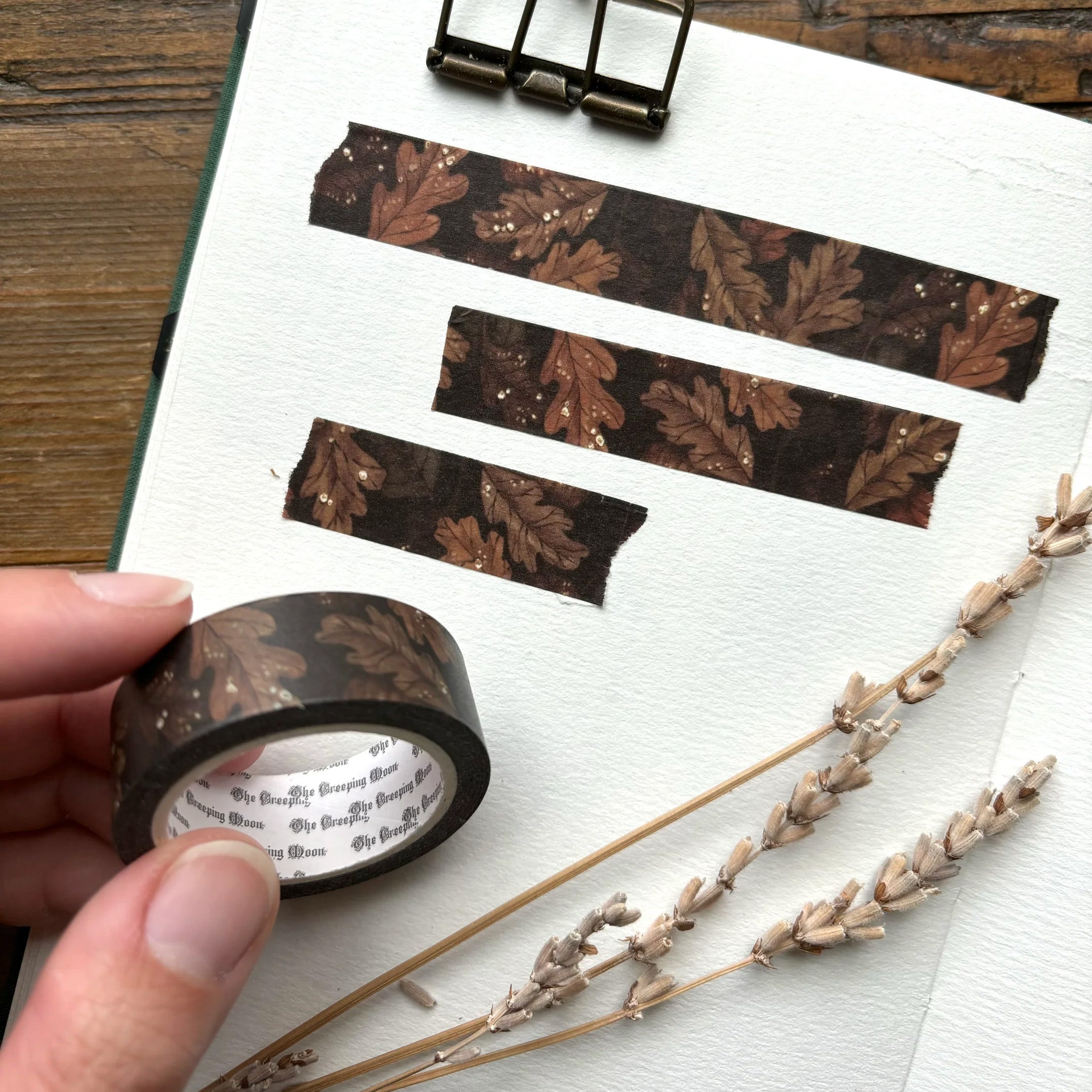 Autumn Oak Leaves Washi Tape