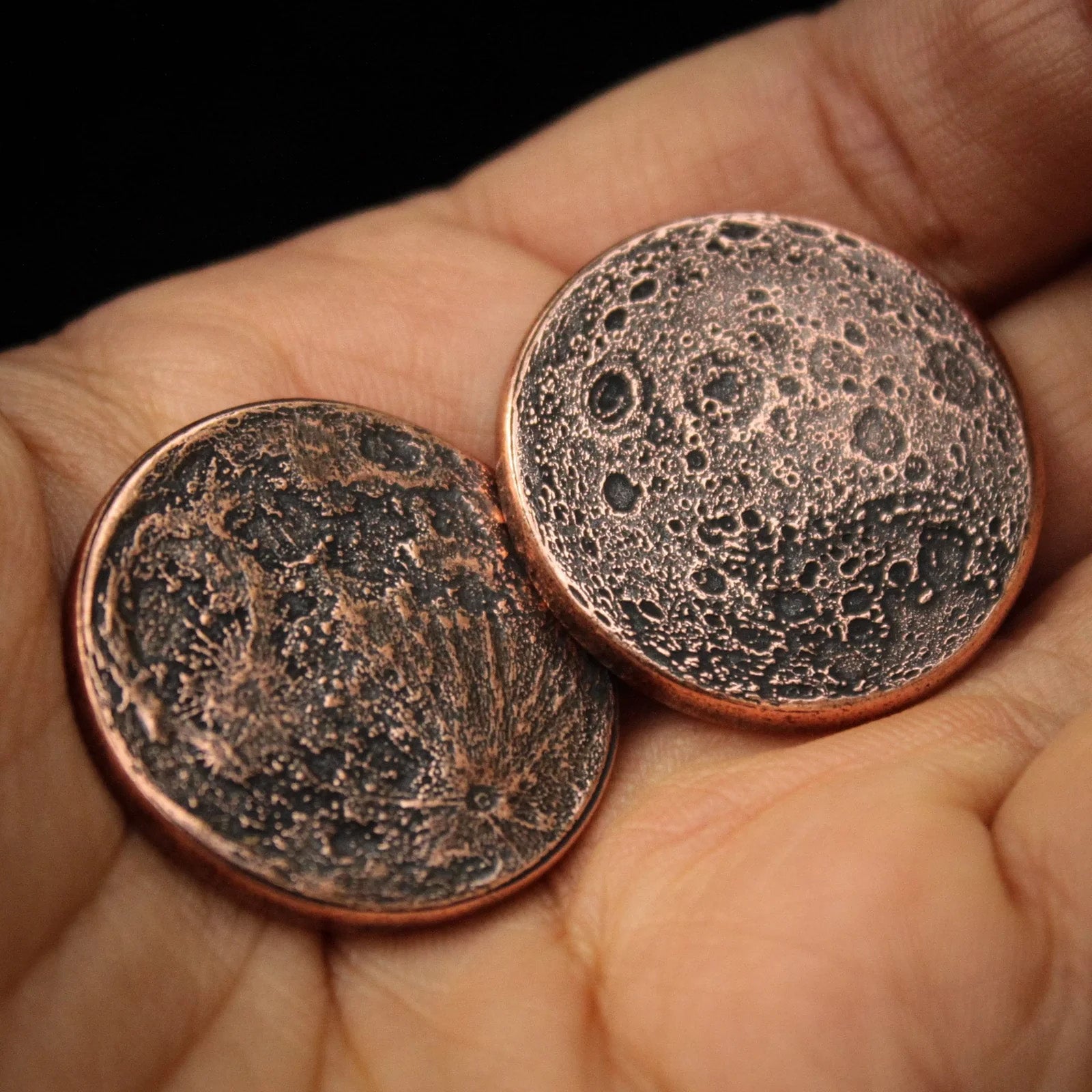 Blood Moon Copper Coin - 1 inch