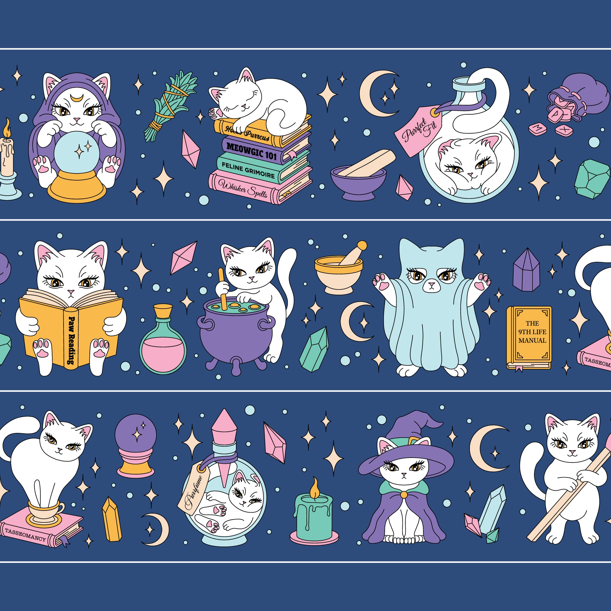 Hocus Purrcus Washi Tape