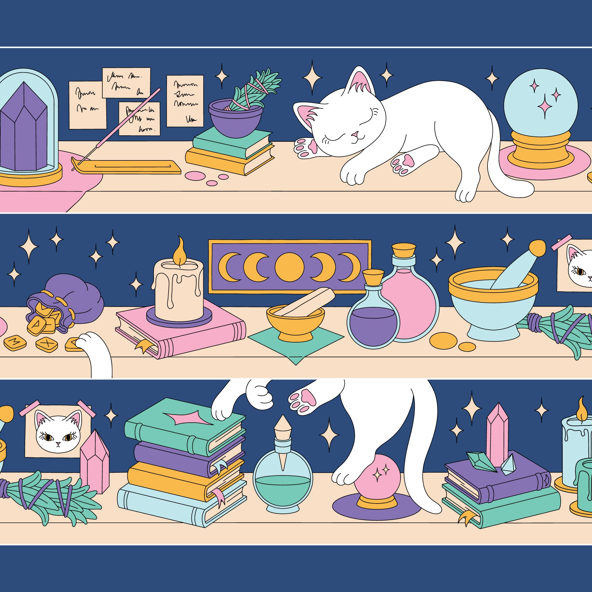 Shelf Spells Washi Tape