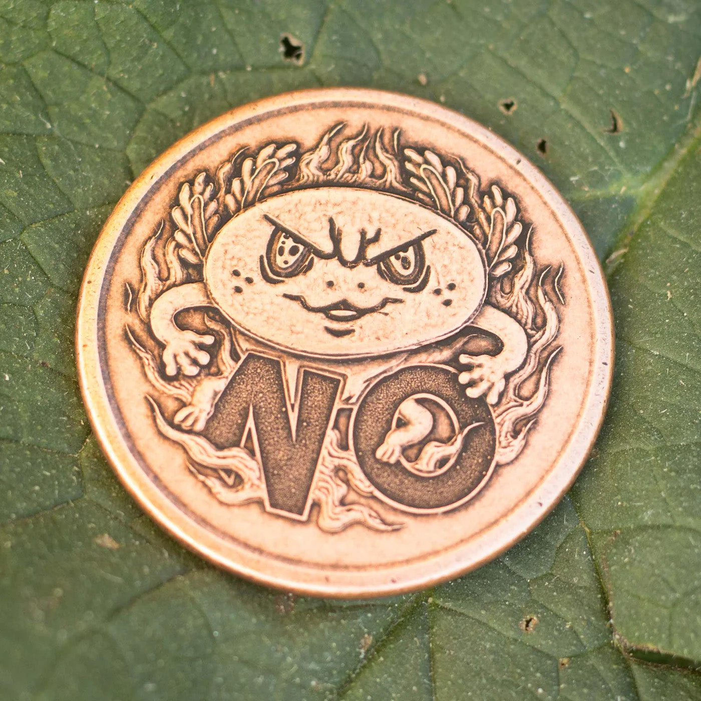 Copper Axolotl Decision Maker Coin