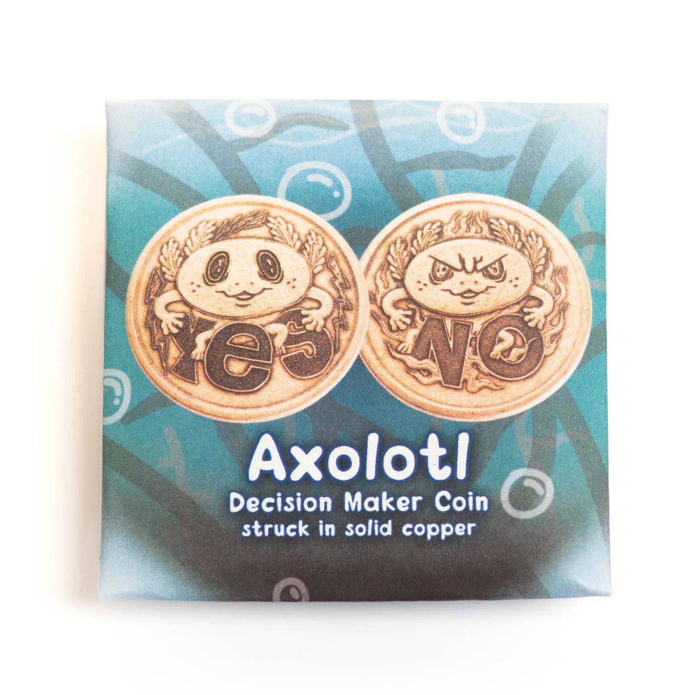 Copper Axolotl Decision Maker Coin
