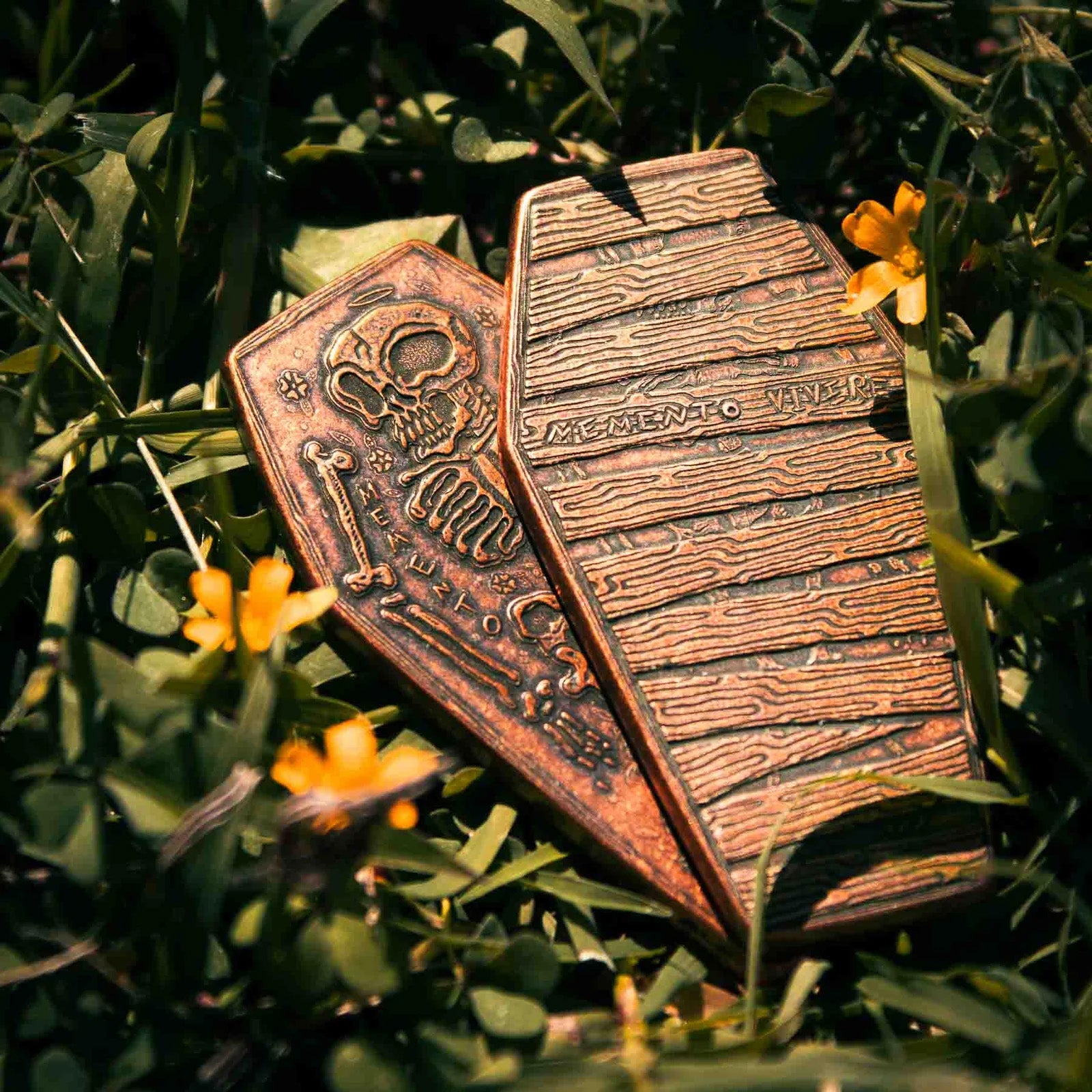 Copper Coffin Memento Mori Memento Vivere