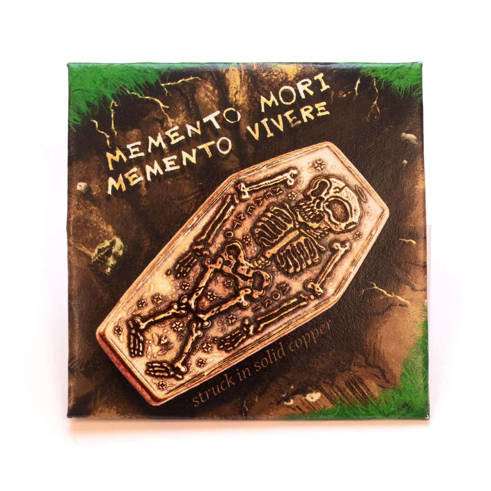 Copper Coffin Memento Mori Memento Vivere