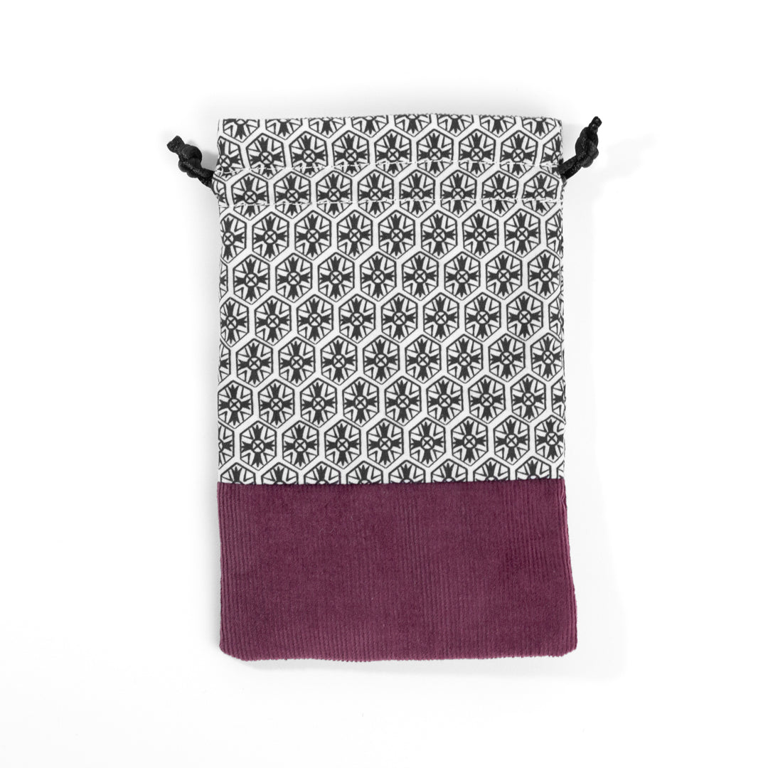 Corduroy Bridge Size Drawstring Bag