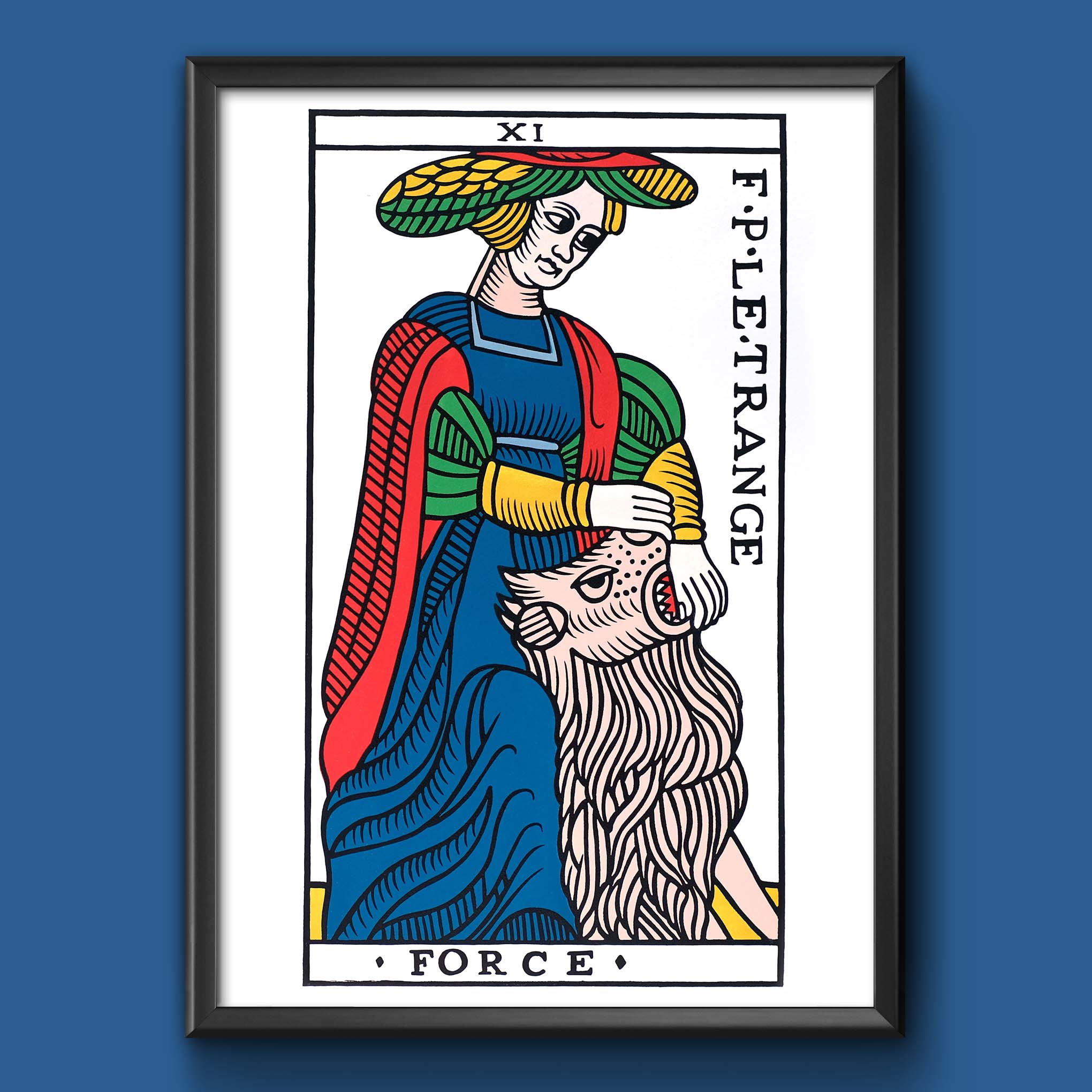 Force - Handmade Linocut Print