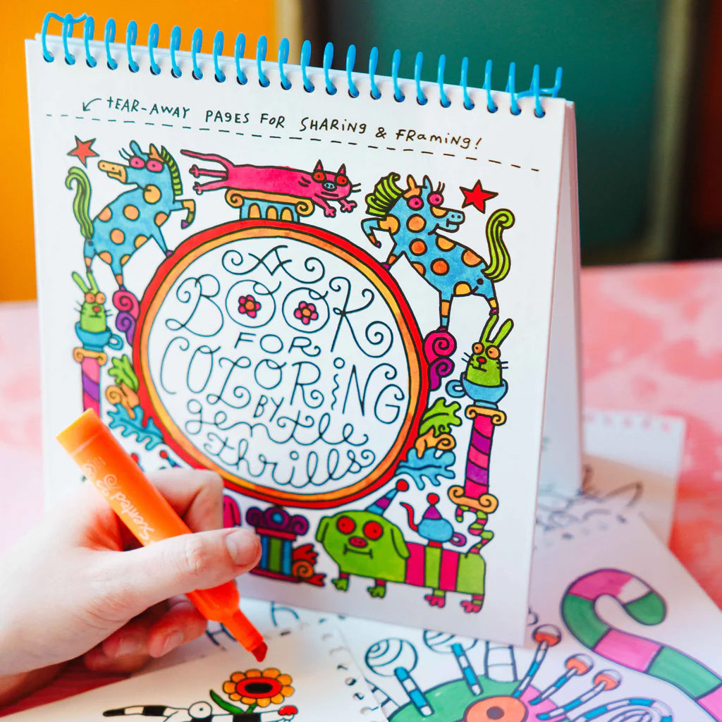 Gentle Thrills Coloring Book