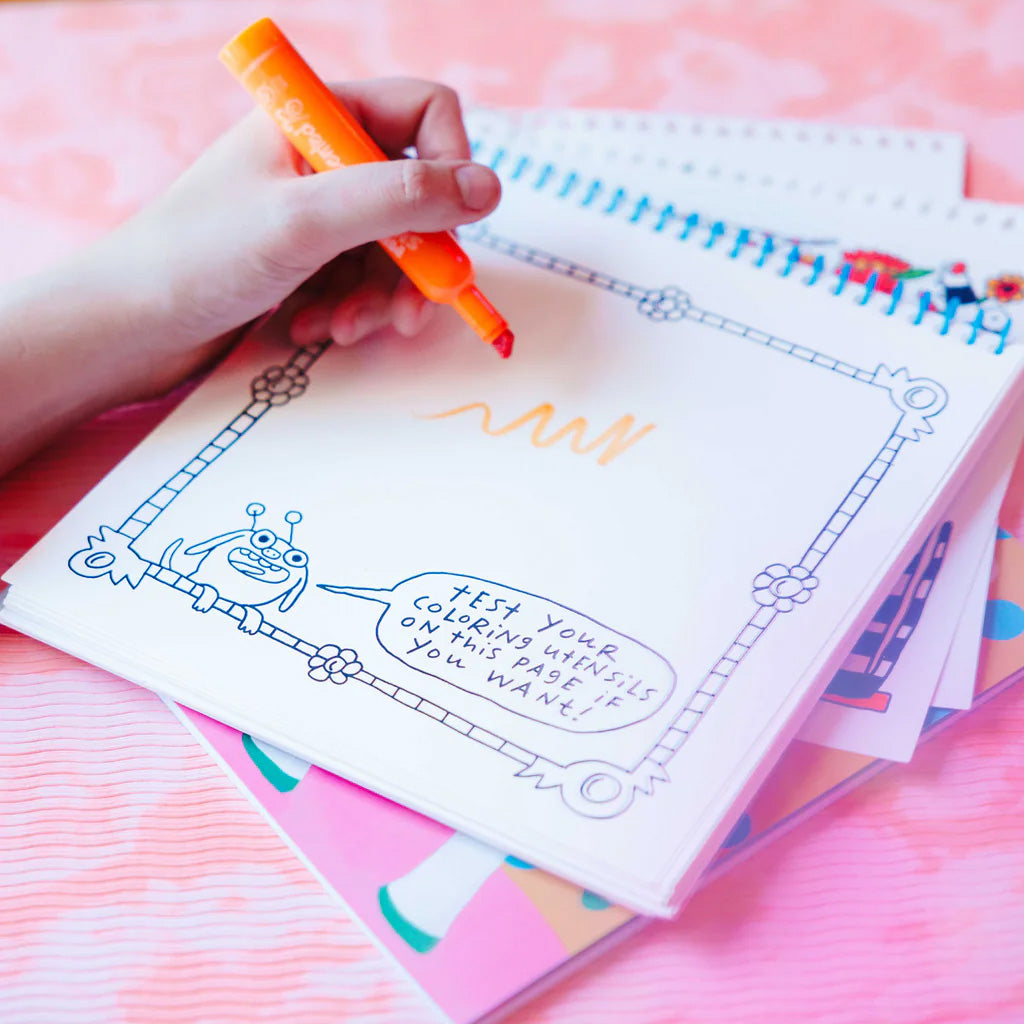 Gentle Thrills Coloring Book