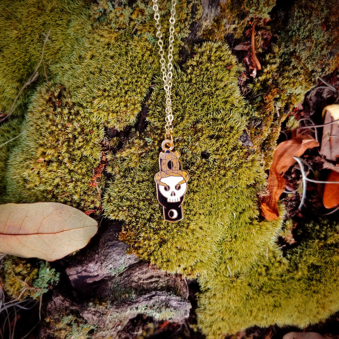 Hand and Skull Necklace