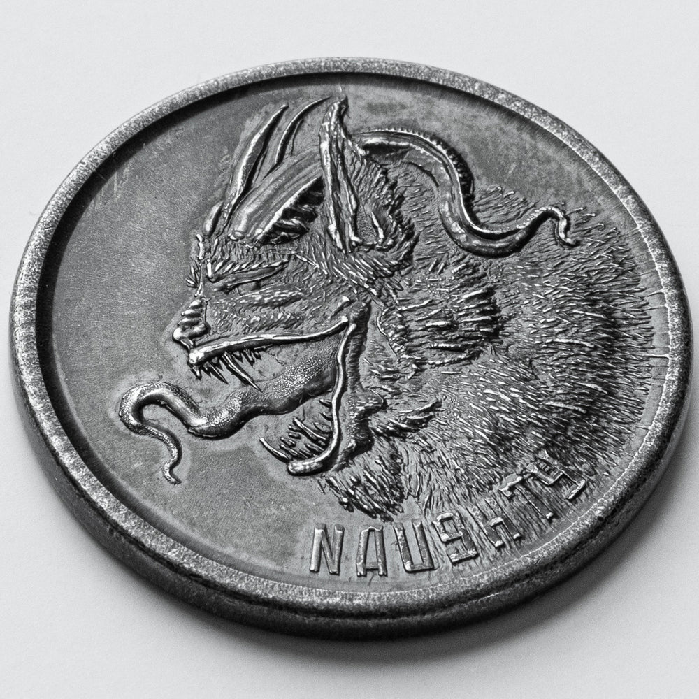 Iron Naughty / Nice Decision Maker Coin