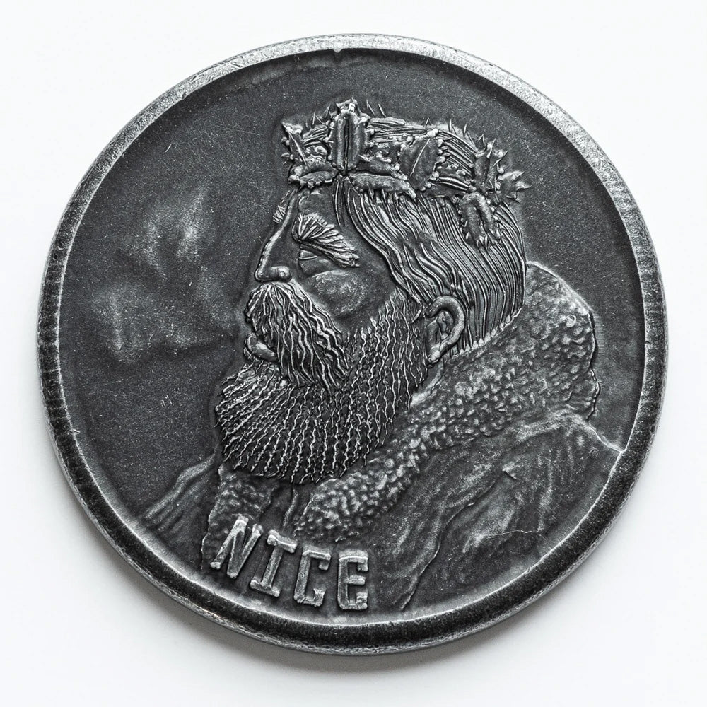 Iron Naughty / Nice Decision Maker Coin