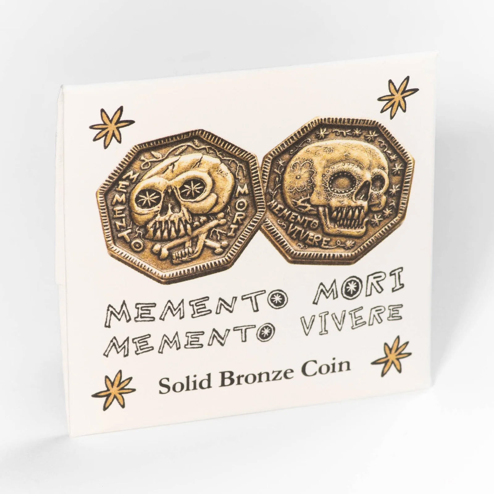 Memento Mori / Memento Vivere Reminder Bronze Coin