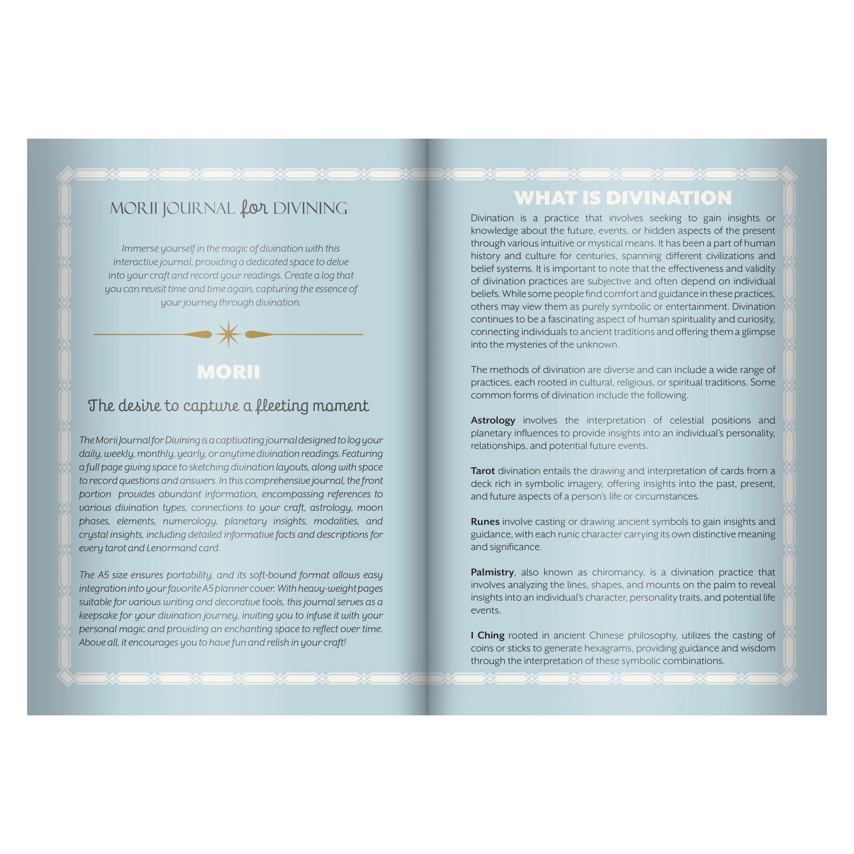Morii Journal For Divining